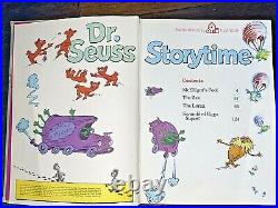 Vintage1974 Dr. Seuss Storytime -4 Books in 1 McElliot's Pool, Scrambled Eggs