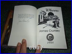 WHORES JAMES CRUMLEY SIGNED LIMITED EDITION as new