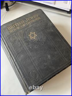 WWI BRITISH JEWRY BOOK OF HONOUR 1914 1918 Adler Limited FIRST 1922 War Judaism