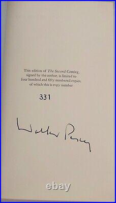 Walker Percy Signed The Second Coming Limited Edition Book #'d /450