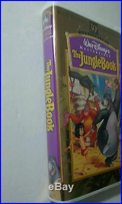 Walt Disney Masterpiece Collection VHS Video Tape The Jungle Book #11070 TESTED