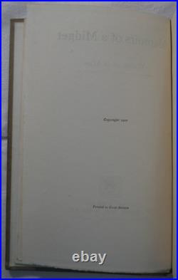 Walter de la Mare Memoirs of a Midget. Signed limited edition 1921 hardback book
