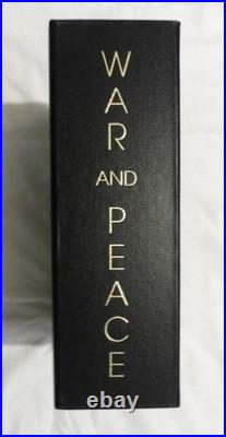 War and Peace Tolstoy book in presentation case 2006 1st Folio Society Ltd Ed L