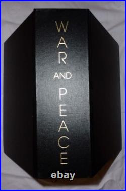 War and Peace Tolstoy book in presentation case 2006 1st Folio Society Ltd Ed L