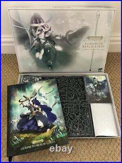 Warhammer Age Of Sigmar AOS Lumineth Realm-Lords Army Box & Limited Edition Book