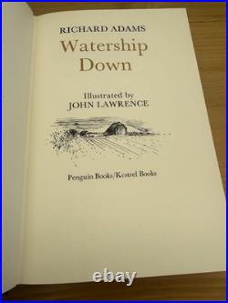 Watership Down Illustrated Edition Richard Adams Hardcover 1976 1st edition rare