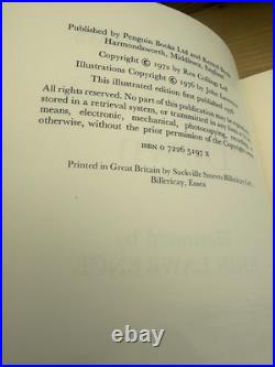 Watership Down Illustrated Edition Richard Adams Hardcover 1976 1st edition rare