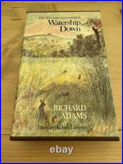 Watership Down Illustrated Edition Richard Adams Hardcover 1976 1st edition rare