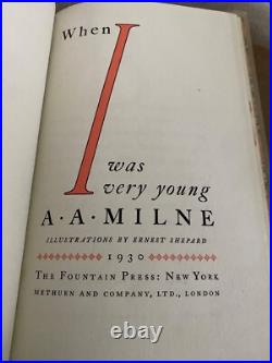 When I Was Very Young Limited Edition Signed Excellent Condition