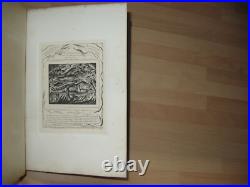 William Blake Illustrations Book of Job 1903 1 of only 100 scarce 1st engravings